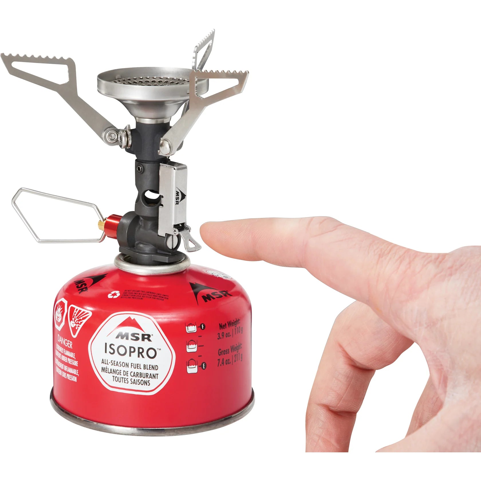 MSR PocketRocket Deluxe portable stove for camping and hiking