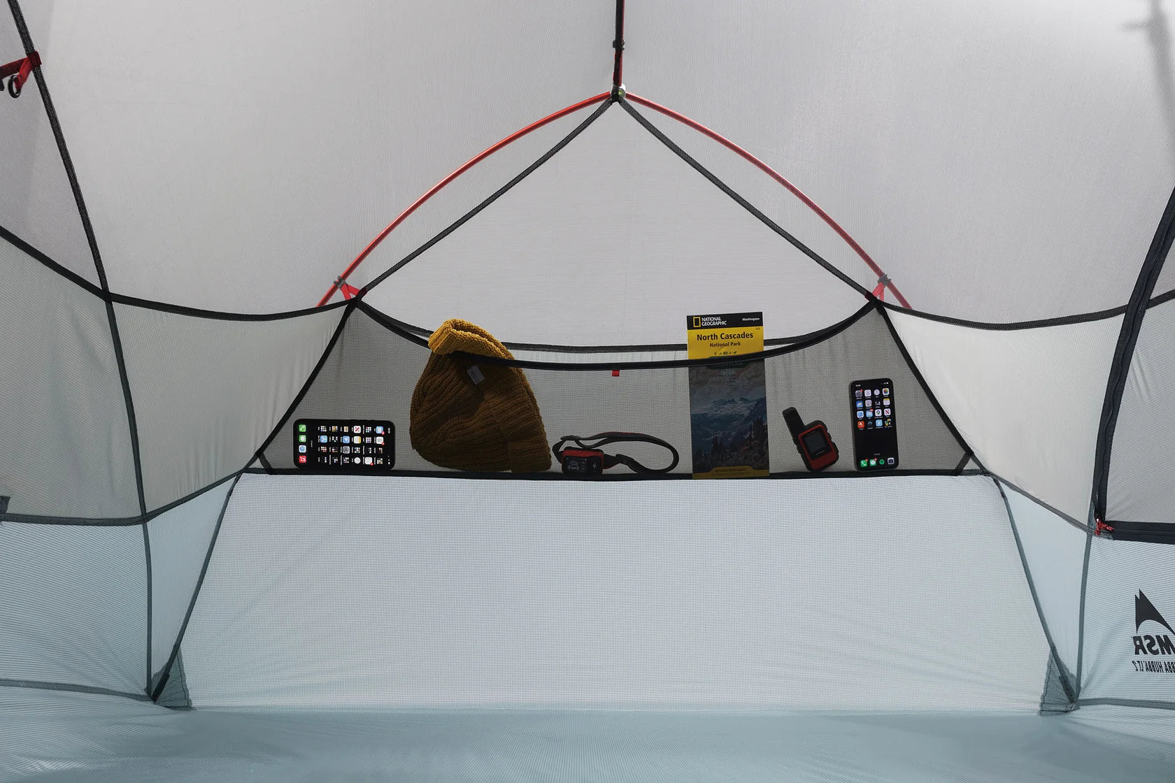 MSR Hubba Hubba LT 2 tent with StayDry vestibule doors