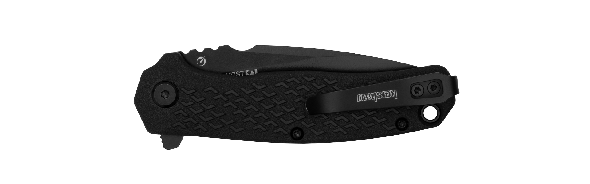Kershaw Conduit tactical work knife with black finish