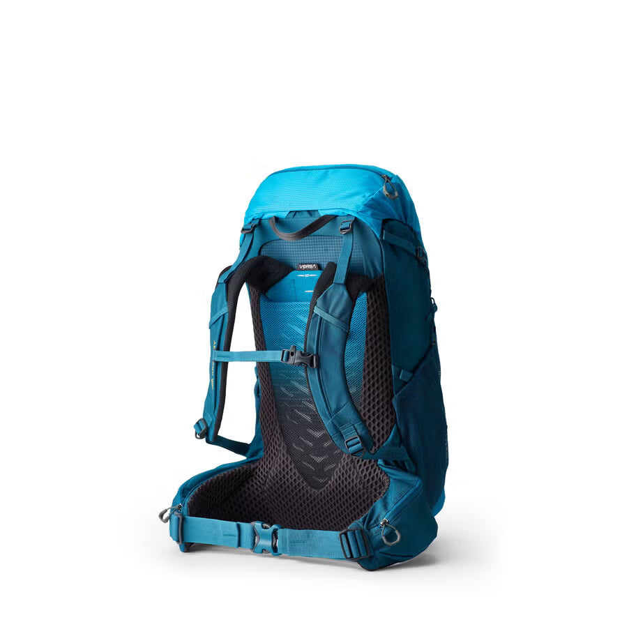 Gregory women’s hiking backpack with 44L capacity and internal wishbone frame support
