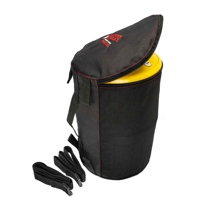 Image of the Bear Keg Carrying Case – A heavy-duty black nylon carrying case designed for transporting a Bear Keg.
