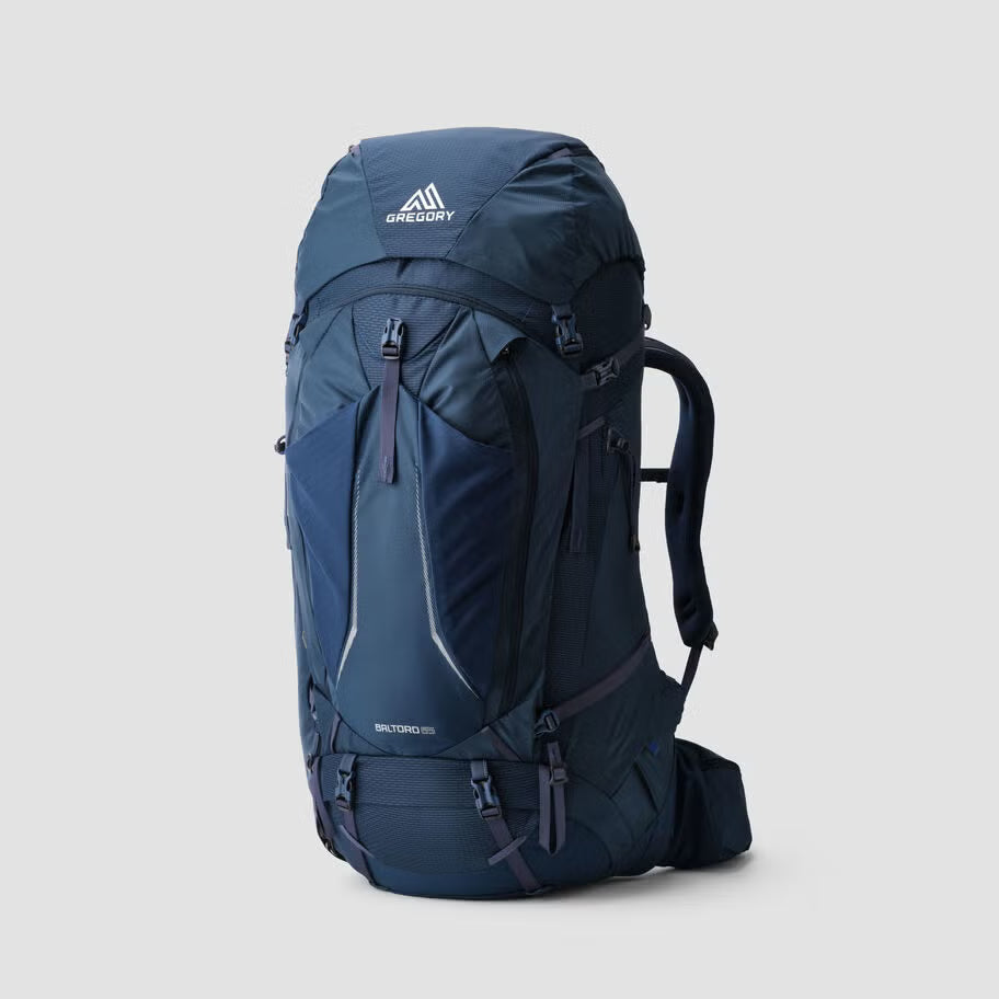 Baltoro 65 backpack in Stellar Blue front view
