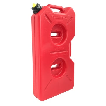Durable jerry can style fuel storage for Jeep, ATV, UTV, and motorcycle