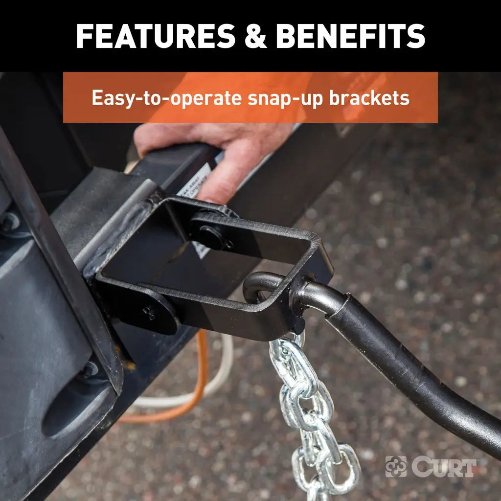 Corrosion-resistant black powder coating for durability.