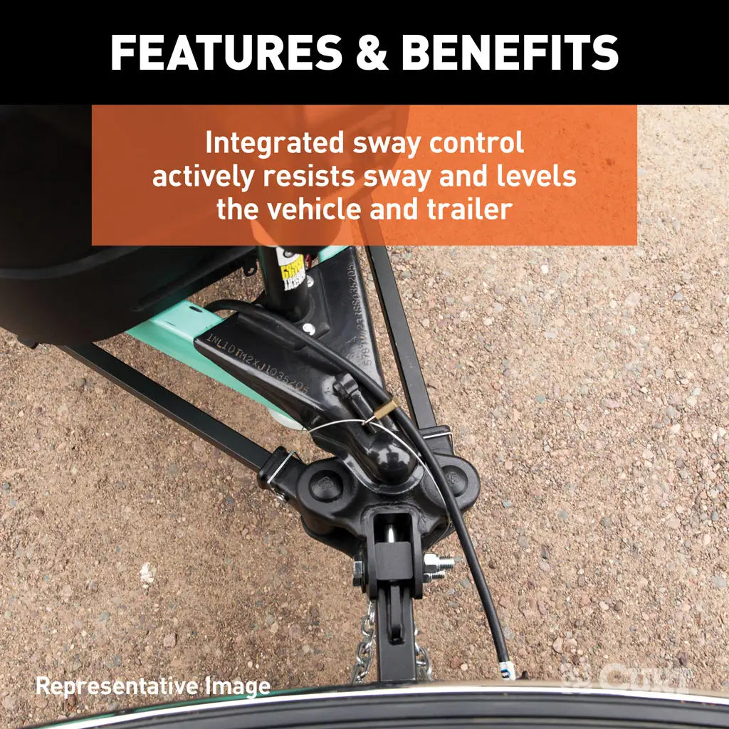 TruTrack 4P Weight Distribution Hitch with 4x Sway Control, 8-10K #17500