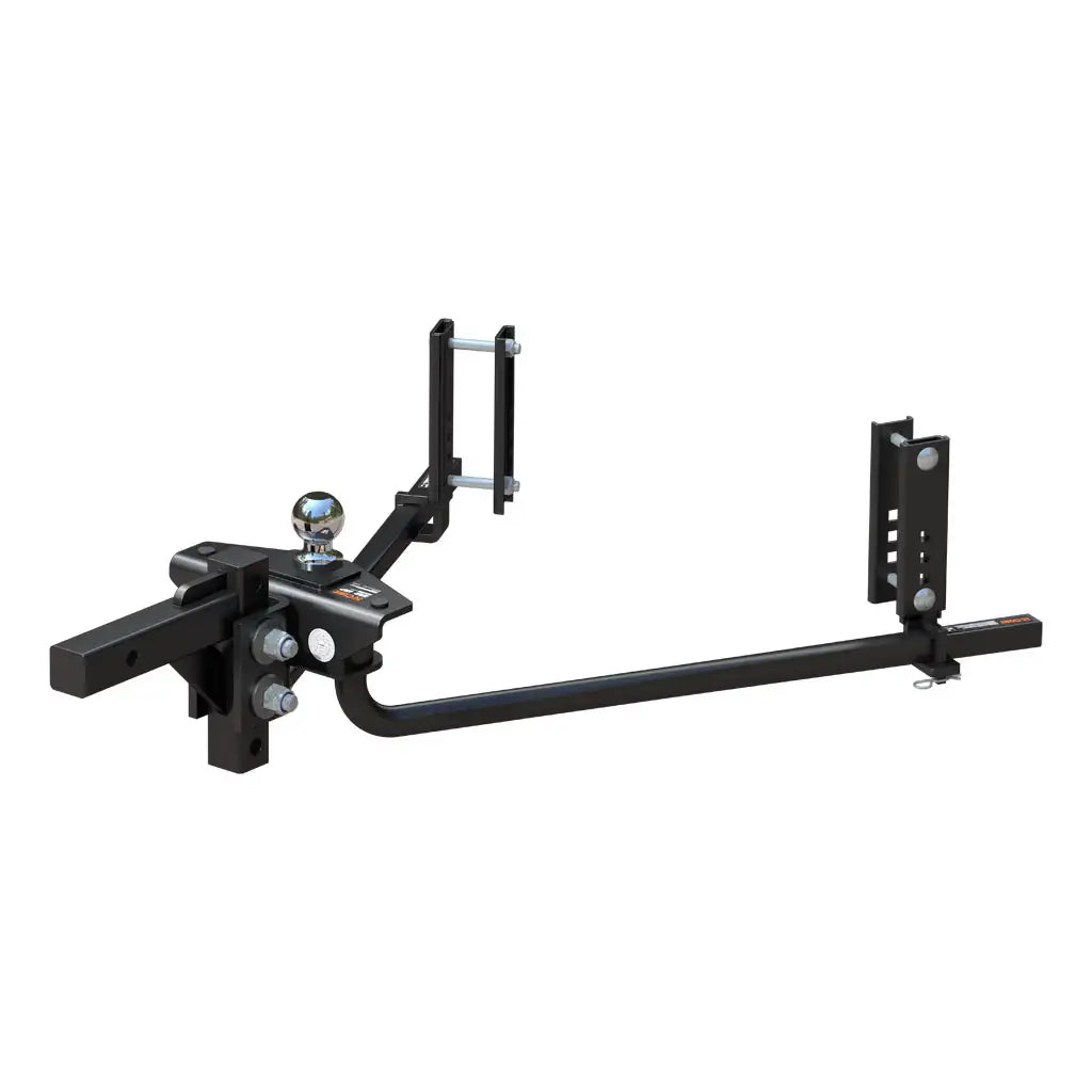 CURT TruTrack 2P weight distribution hitch with integrated sway control