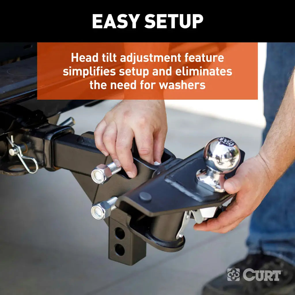 CURT TruTrack trailer weight distribution system for campers