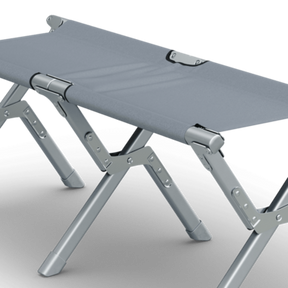 Dometic outdoor bench folded for easy transport
