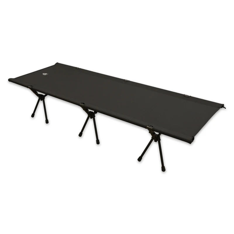 Adjustable folding cot for camping, hiking, and outdoor sleeping comfort
