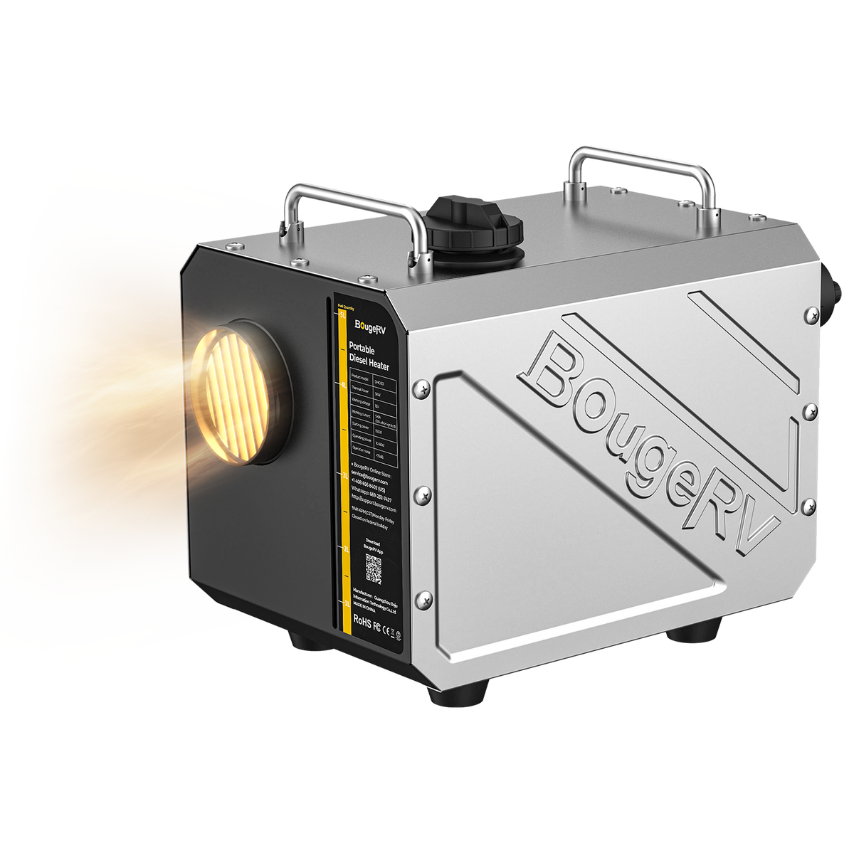 BougeRV Portable Diesel Heater 5kW with compact portable housing