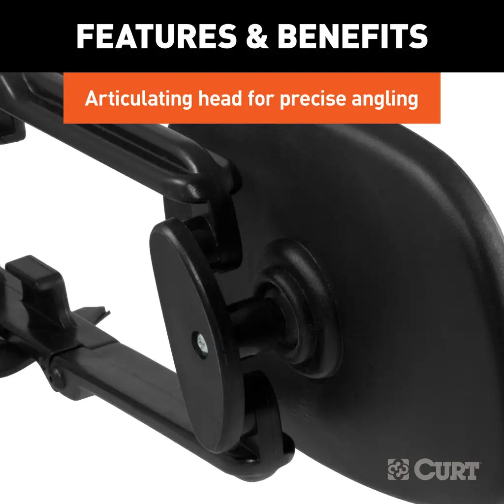 Driver or passenger side trailer mirror extension