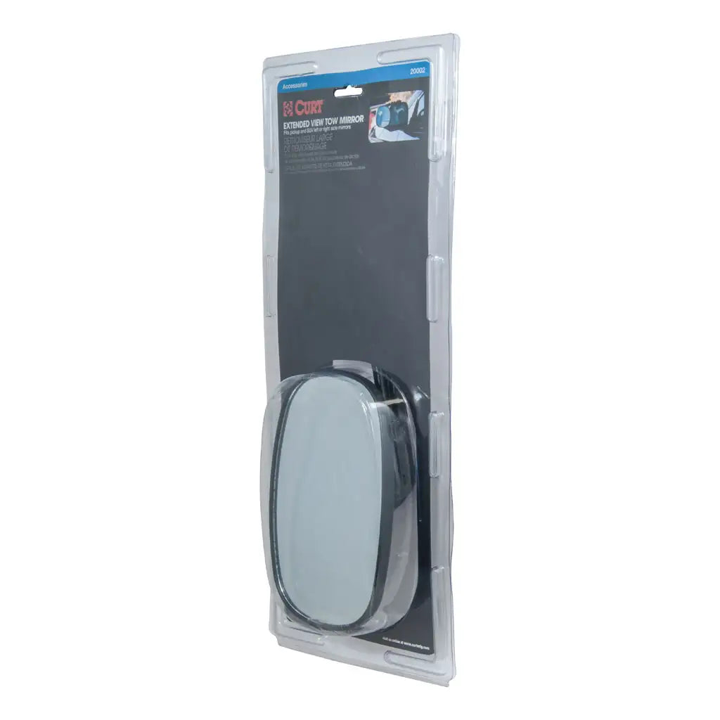 Vertical or horizontal mount adjustable towing mirror