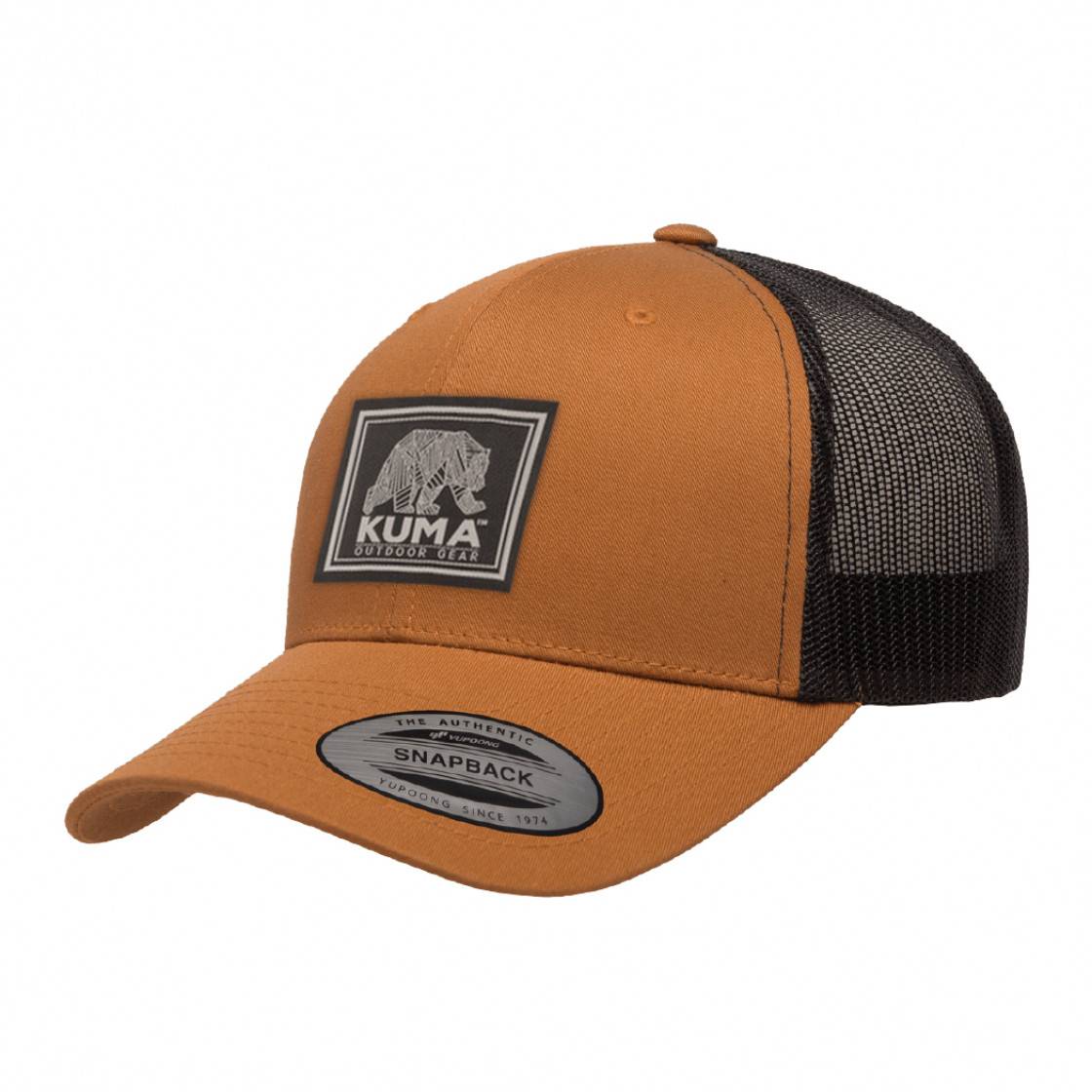 Kuma 2 tone khaki black hat
