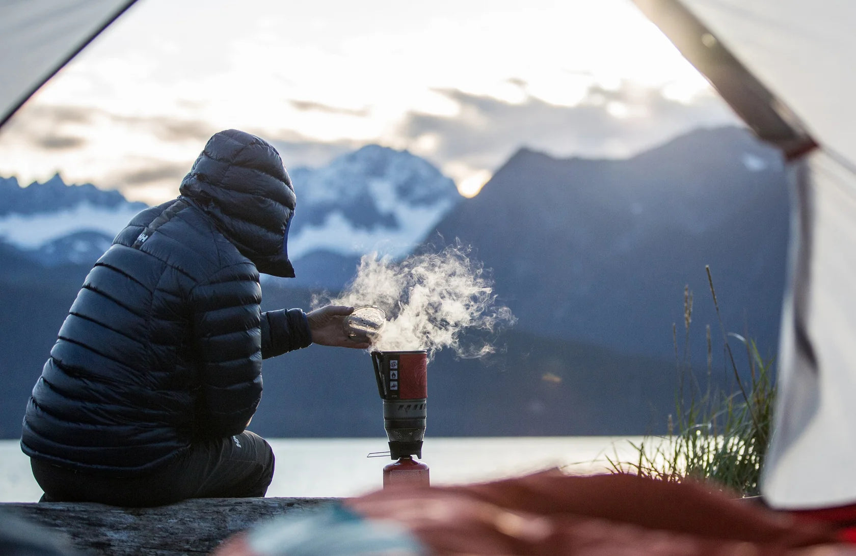 MSR WindBurner fast boiling backpacking stove system