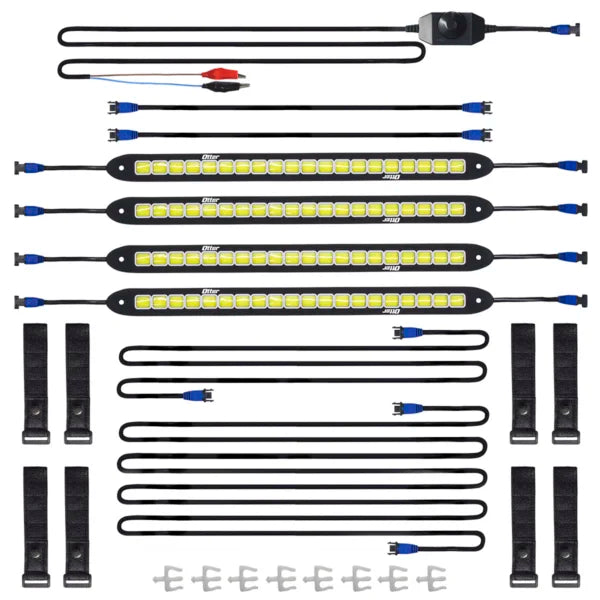 Otter Portable LED Light Kit 4 Pack for ice fishing shelters