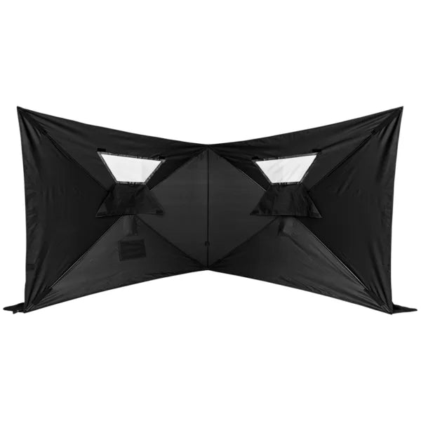 Otter Windbreak V-Hub portable ice fishing windbreak