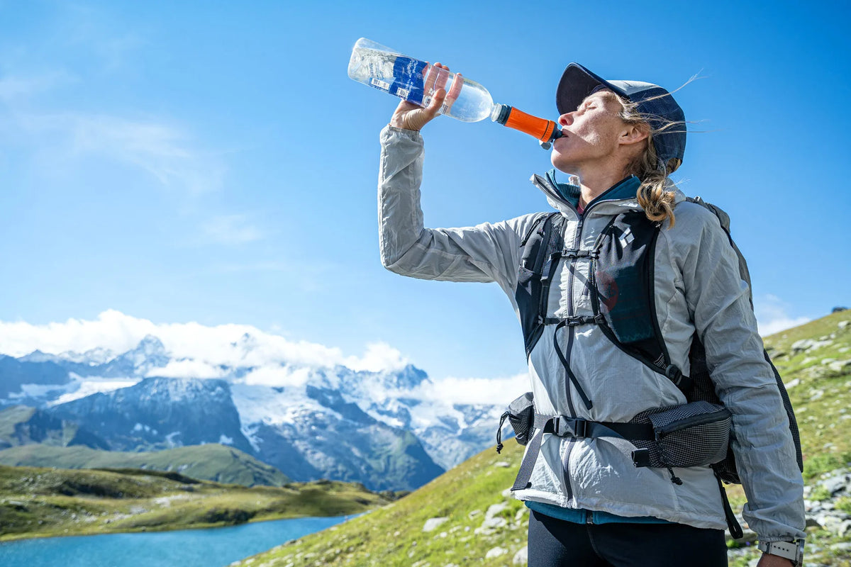 Compact ultralight water filter for backpacking and camping