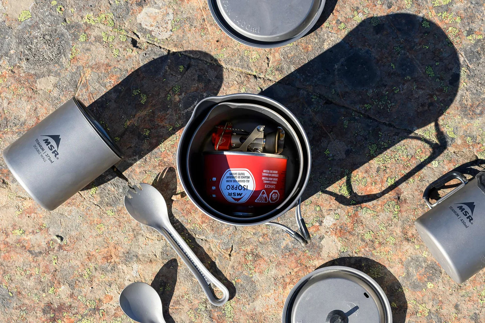 MSR PocketRocket 2 fast boiling backpacking stove