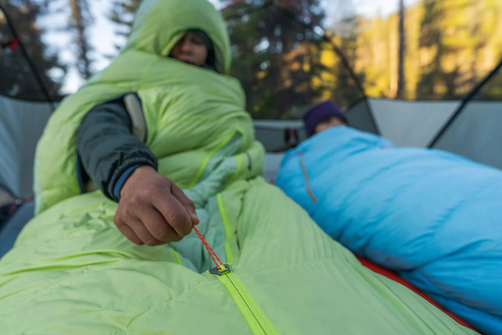 Therm-a-Rest Boost 650 sleeping bag with compression sack