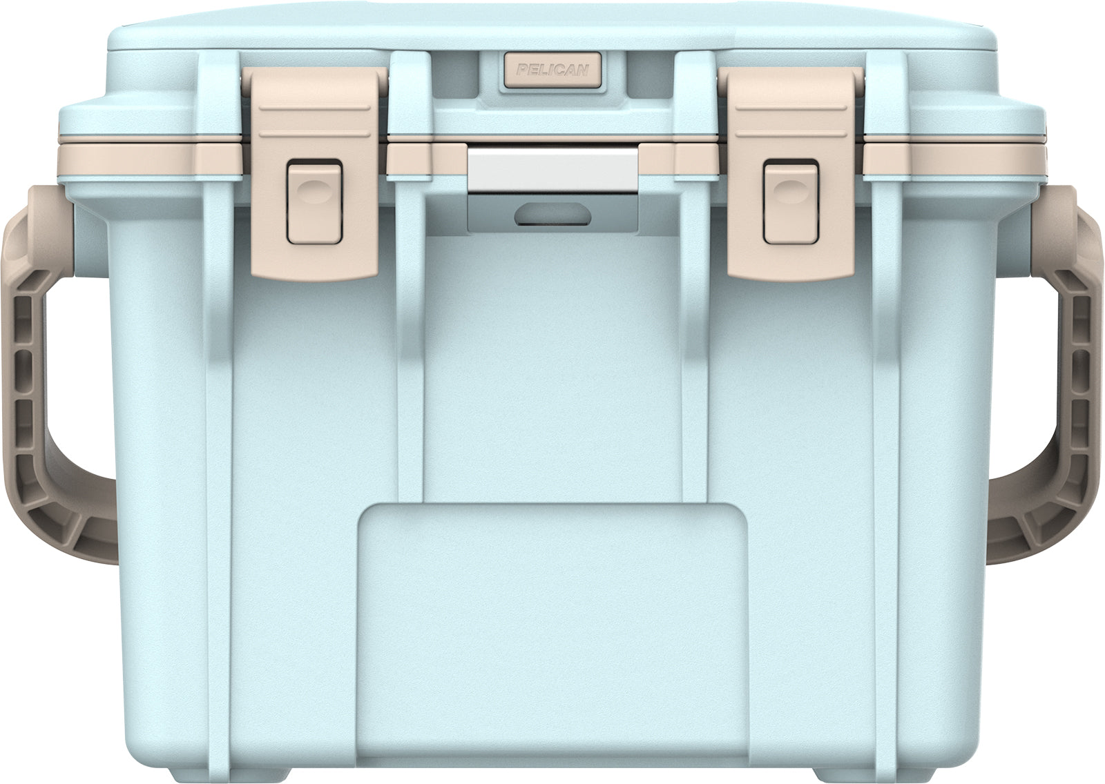 Pelican 14QT cooler open cement white, deep insulated interior
