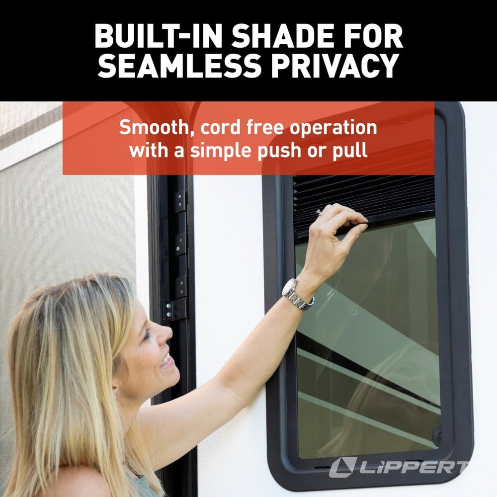 EcoCell insulated RV window shade for temperature control