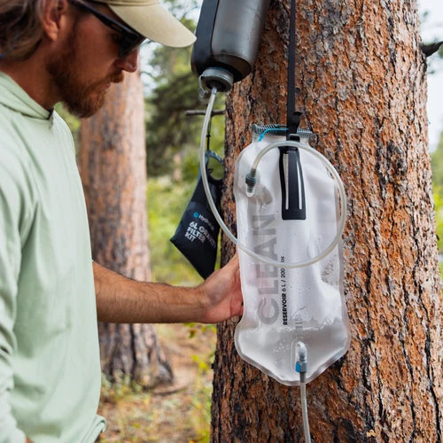 Seeker+ 6L outdoor water filtration system with Camp Tap