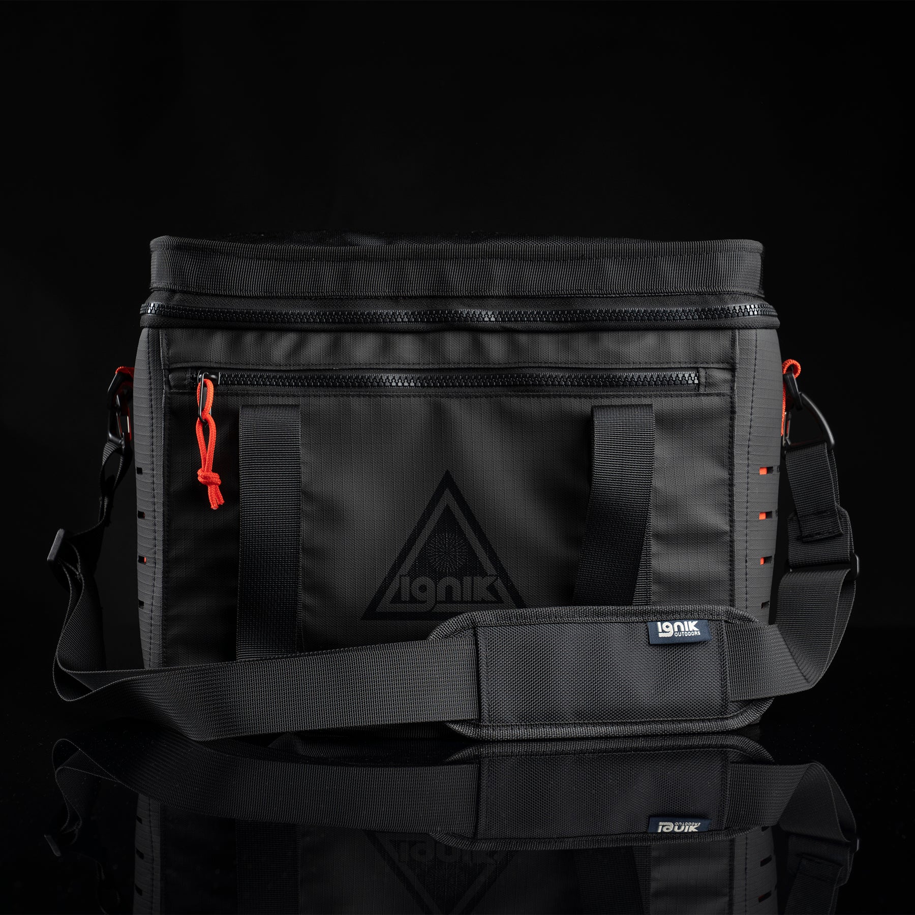 FireCan case with laser-cut attachment panels and organized storage