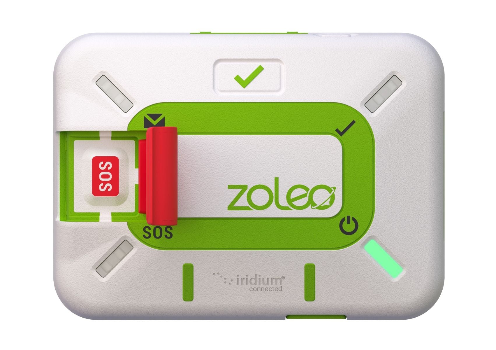 ZOLEO satellite messenger for off-grid communication, GPS tracking, weather updates, and SOS alerts.
