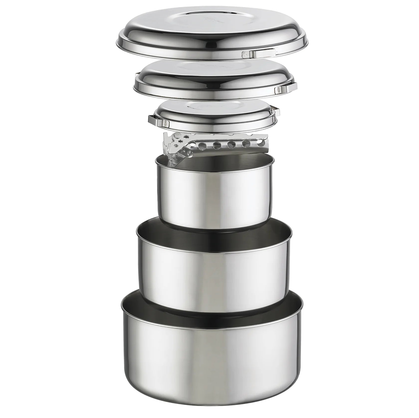 MSR Alpine 4 Group stainless steel backpacking pot set