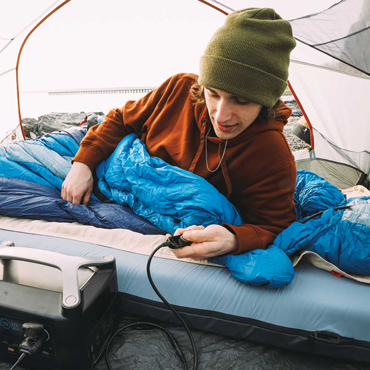 Ignik Flipside heated sleeping pad for one person