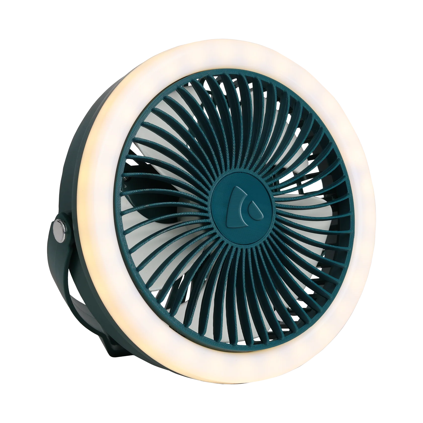 USB-C rechargeable camping fan with LED light 3 speed portable outdoor fan
