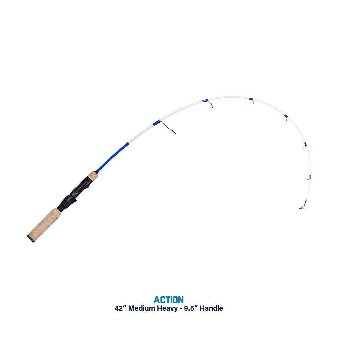 Clam Predator rod designed for large gamefish ice fishing