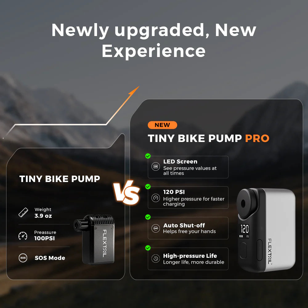 130g portable tire inflator for bikes and sports balls