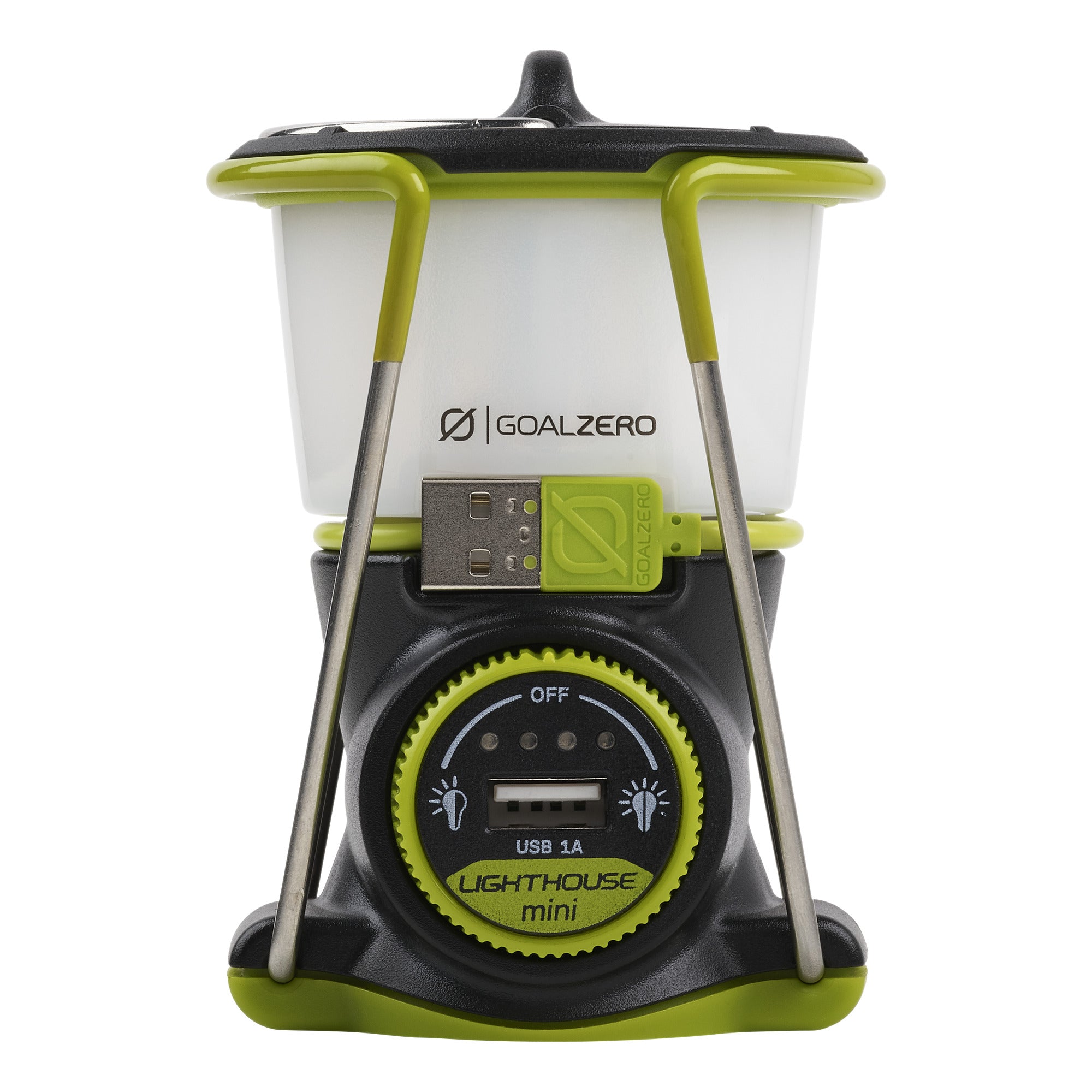 Goal Zero Lighthouse Mini portable lantern and phone charger for camping