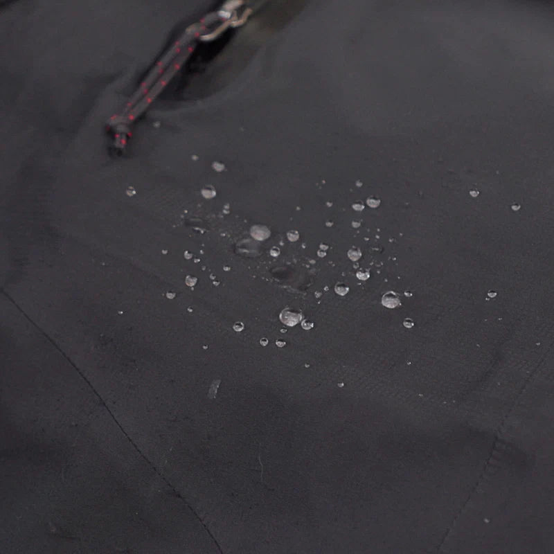Washing a blue GORE-TEX jacket in a front-load washing machine with Revivex Pro Cleaner