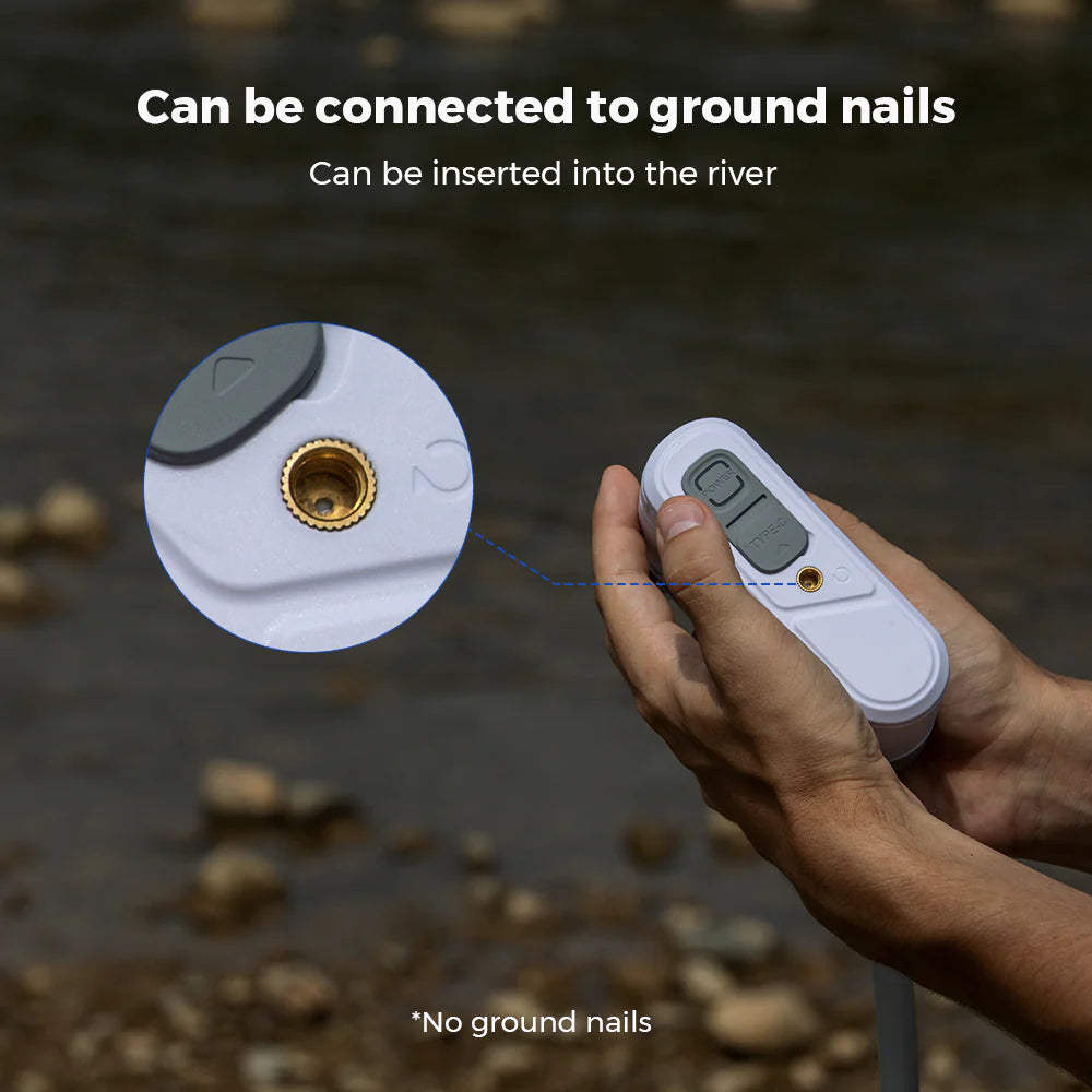 Lightweight battery-powered shower pump for outdoor cleaning and portable showers