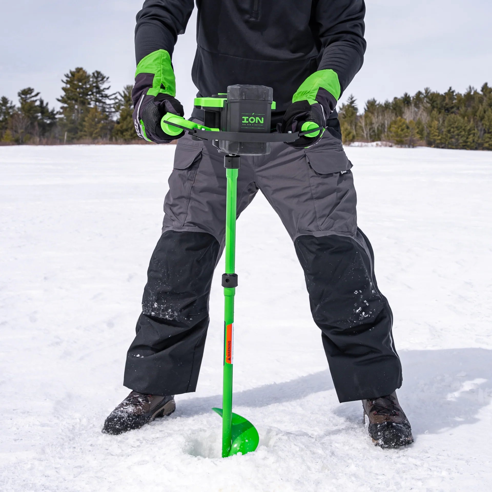 Ice auger extension compatible with all ION models