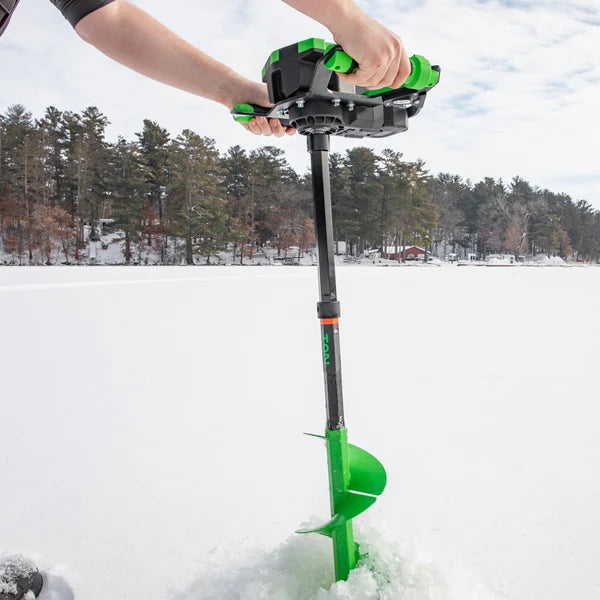 ION aluminum ice auger extension with nylon locking collar