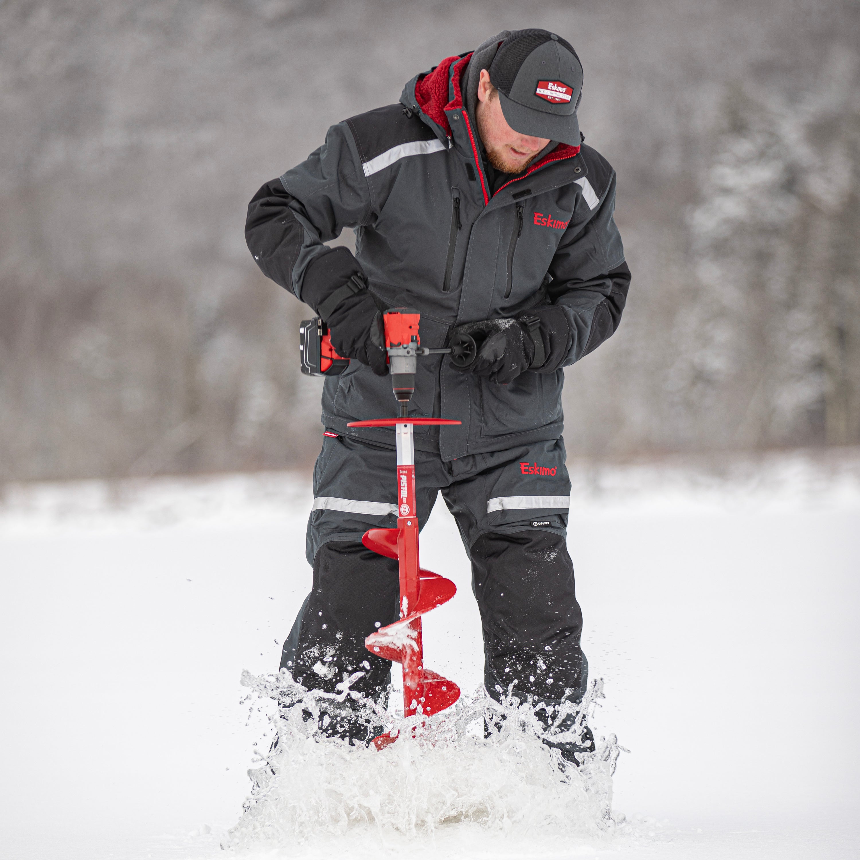 High-speed multi-edge Turbo blades on 8-inch Pistol Bit 2.0 for smooth and efficient ice cutting