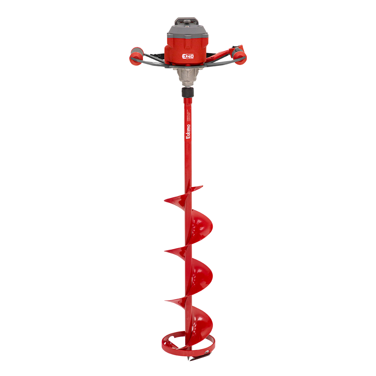 Eskimo E40 8-inch Electric Ice Auger – lightweight 40V steel auger for fast and efficient ice drilling