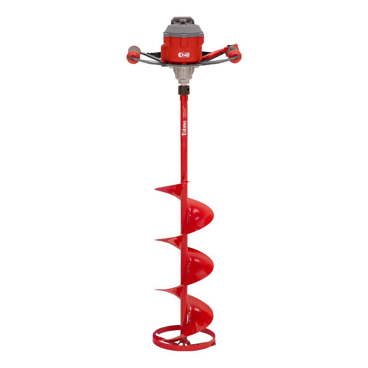Eskimo E40 10-inch Electric Ice Auger – lightweight 40V steel auger for fast and efficient ice drilling