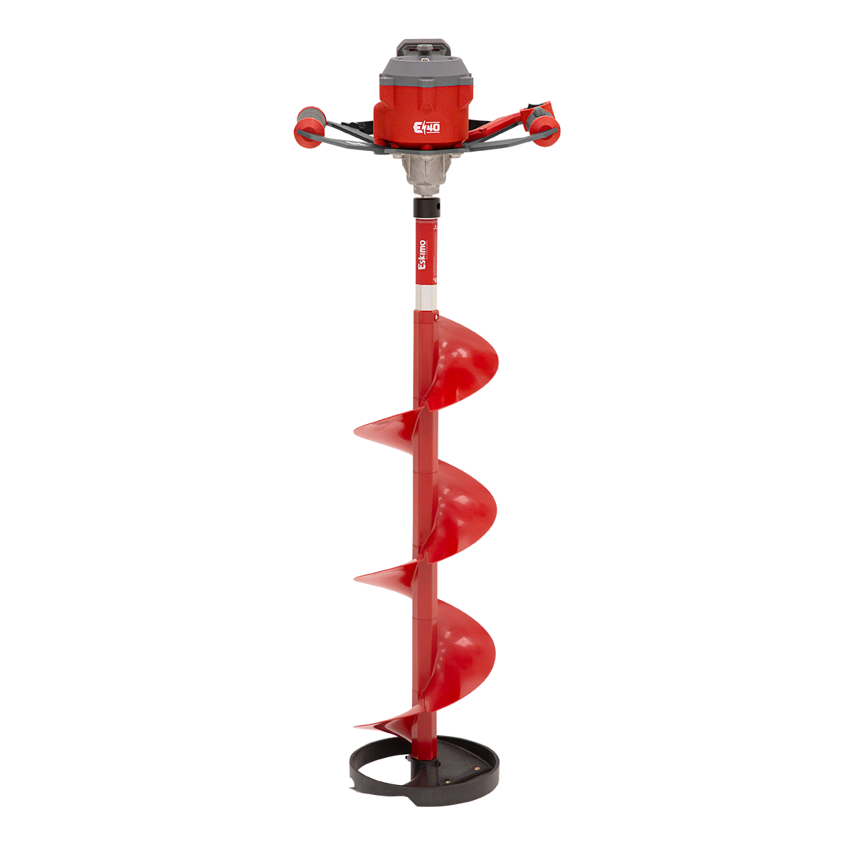 Eskimo E40 10-inch Composite Electric Ice Auger – ultra-light 14 lb auger with 40V motor for ice fishing
