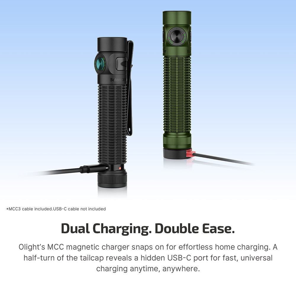 Olight Baton 4 Pro flashlight dimensions and product specifications