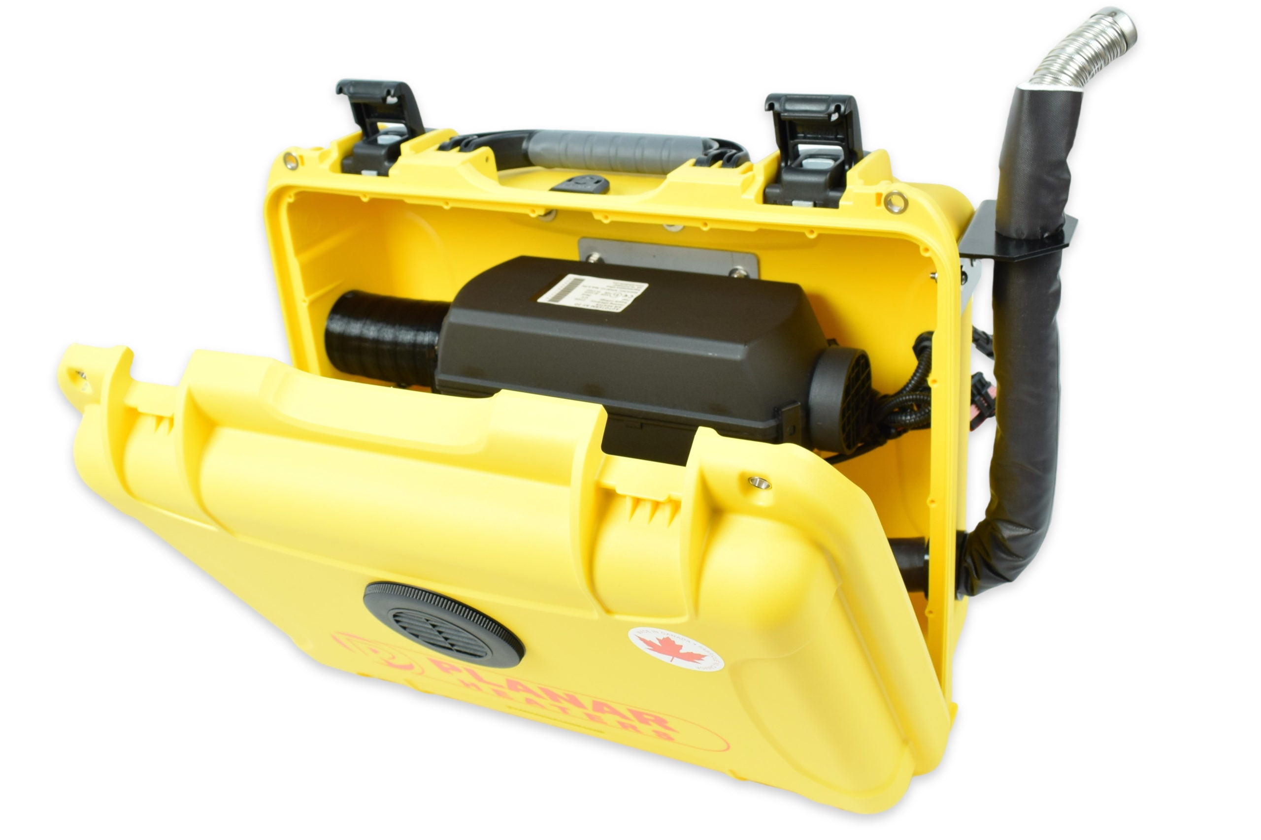 Planar 2D portable diesel air heater for boat heating