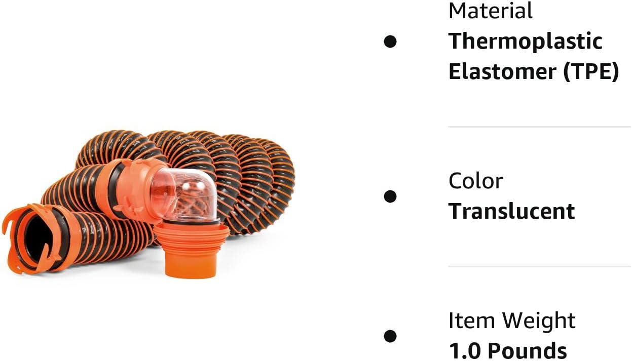 Storage cap included with Rhino EXTREME sewer hose kit for secure, leak-free storage.