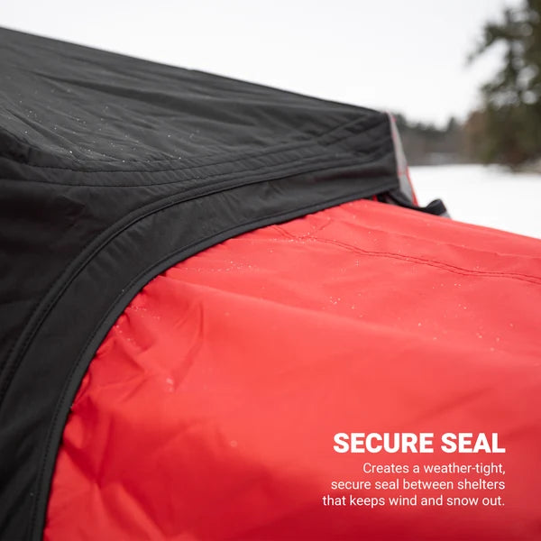 Eskimo E-Connect ice fishing shelter link with weather-tight seal