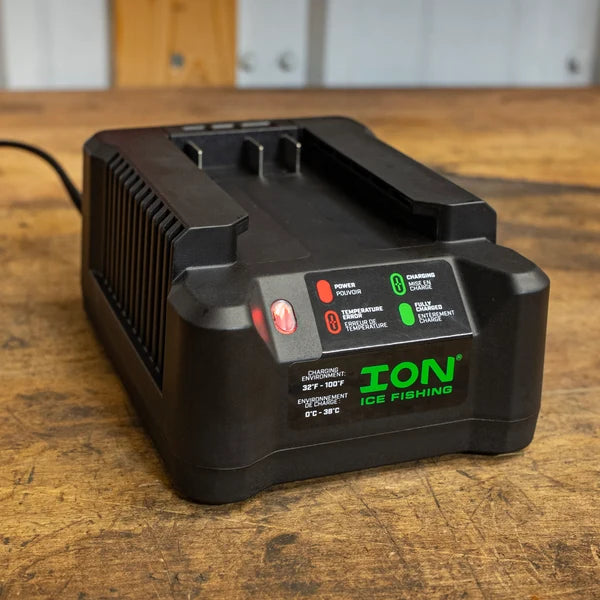 ION Alpha Pro replacement battery charger with 4 Amp charging power