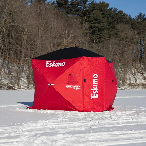 Eskimo QuickFish 4HD four-person ice fishing tent exterior