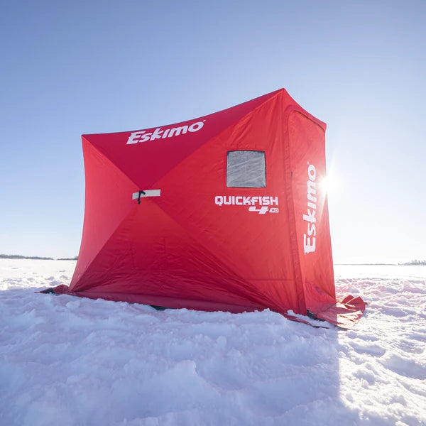 Eskimo QuickFish 4HD insulated hub-style ice shelter