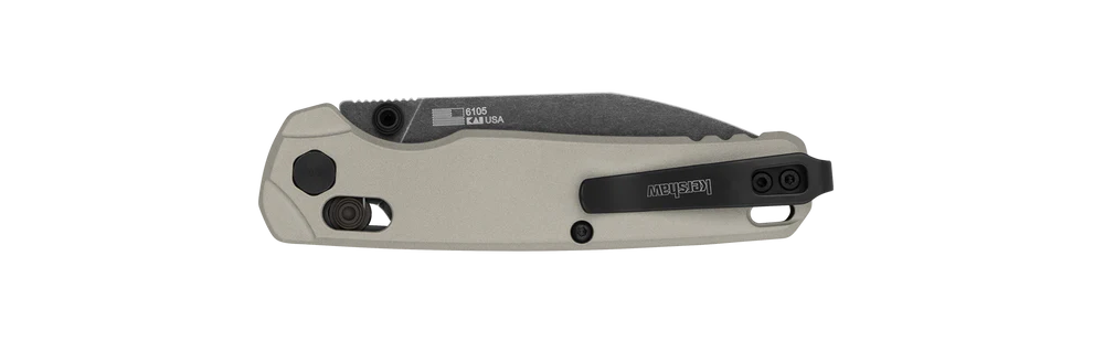 User opening Kershaw Bel Air manual folder using thumb stud and KVT ball-bearing system for smooth deployment